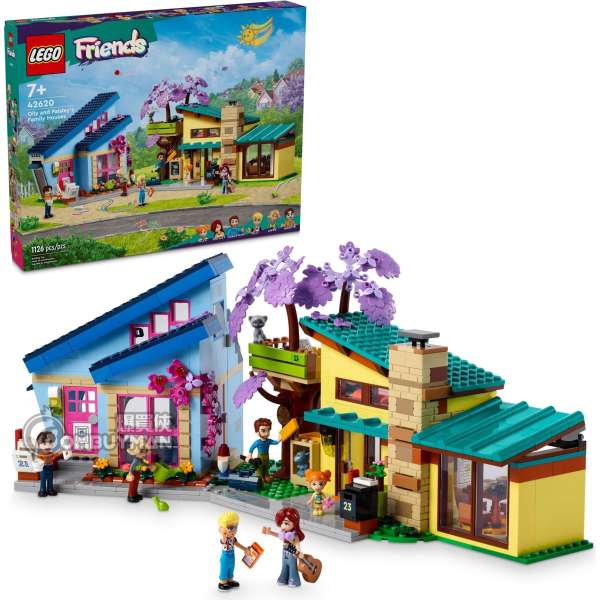 LEGO 42620 Olly and Paisley's Family Houses(Friends) 