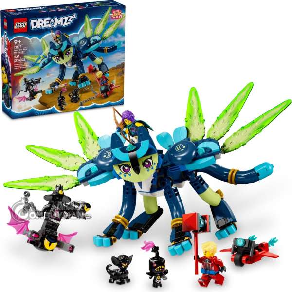 LEGO 71476 Zoey and Zian the Cat-Owl 佐伊和貓咪貓頭鷹錫安 (DREAMZzz™)