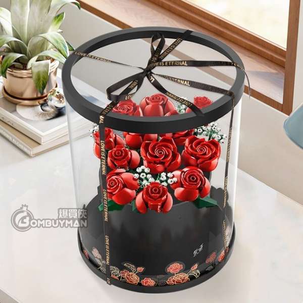 Light Your Bricks LEGO 10328 Bouquet of Roses 玫瑰花束 專用展示盒 (不包含LEGO)