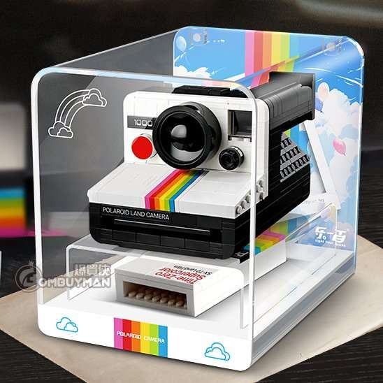 Light Your Bricks LEGO 21345 Polaroid OneStep SX-70 Camera 專用展示盒 (不包含LEGO)