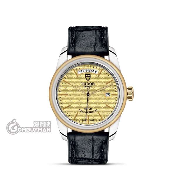 帝舵 駿鈺系列 #56003/STRAP (CHAM JACQ FLL IND Y /S-Calf Black)