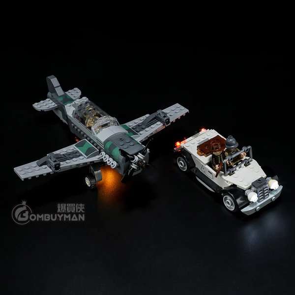 Lightailing LEGO 77012 Fighter Plane Chase 戰鬥機追逐 專用燈光組件 (不包含LEGO)