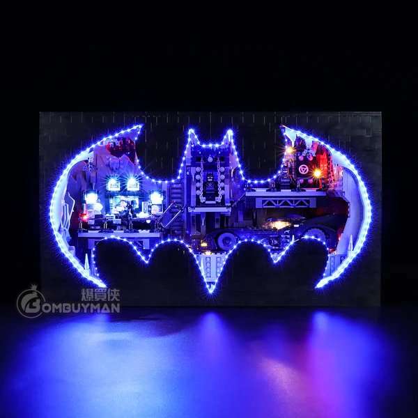 Lightailing LEGO 76252 Batcave™–Shadow Box 蝙蝠洞™ - 暗箱 專用燈光組件 (不包含LEGO)