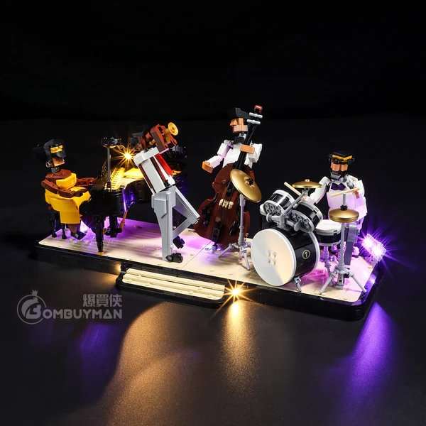 Lightailing LEGO 21334 Jazz Quartet 爵士四重奏 專用燈光組件 (不包含LEGO) 