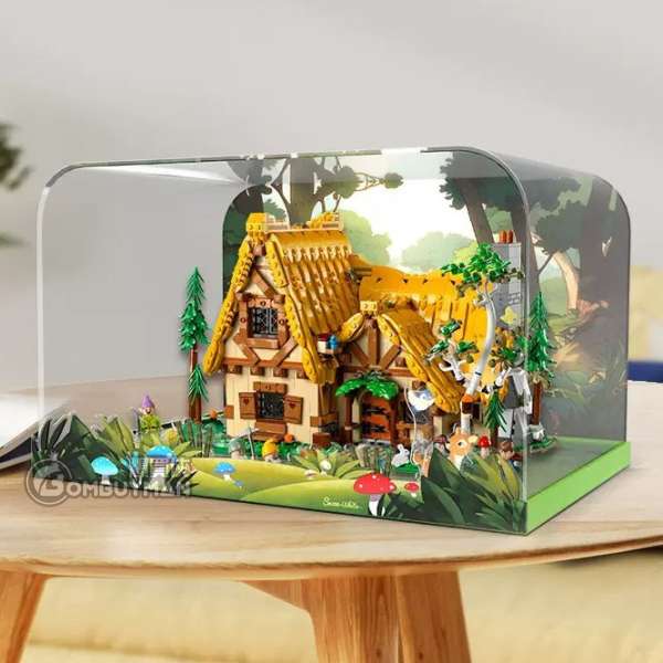 Light Your Bricks LEGO 43242 Snow White and the Seven Dwarfs' Cottage 一體式展示盒 (不包含LEGO)