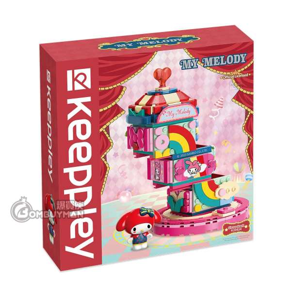 Qman Keeppley MM-K20824 My Melody 馬戲團疊疊樂造型積木 (Sanrio)  