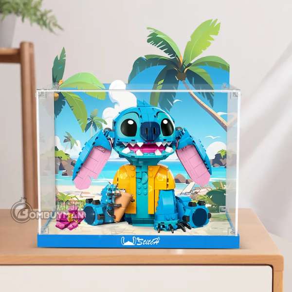 Light Your Bricks LEGO 43249 Stitch 專用展示盒 (須自行組裝 不包含LEGO)