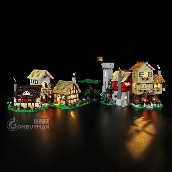 Lightailing LEGO 10332 Medieval Town Square 燈光組件 (不包含LEGO)