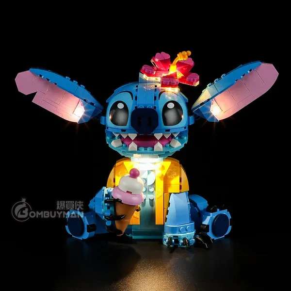 Lightailing LEGO 43249 Stitch 專用燈光組件 (不包含LEGO)
