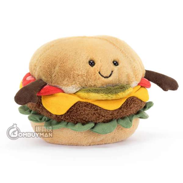 Jellycat 趣味漢堡公仔 A2BUN