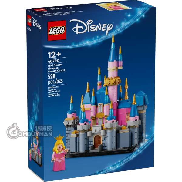 LEGO 40720 Mini Disney Sleeping Beauty Castle (Disney 迪士尼）