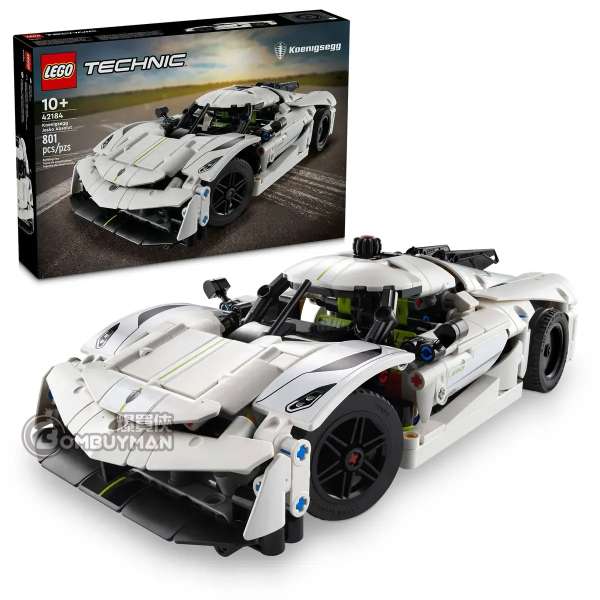 LEGO 42184 Koenigsegg Jesko Absolut White Hypercar (Technic)