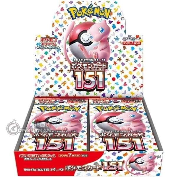 Pokémon 日版 寶可夢集換式卡牌遊戲 擴充包 151 - SV2A (原盒20包)