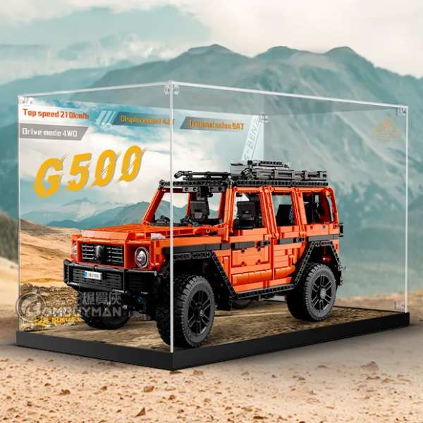 Boîte de Vitrine Acrylique pour Modèle de Voiture 42177 Mercedes-Benz G 500 Professional Line, Acrylic Display Case Box Taca Boîte Protection Anti- Poussière (2mm