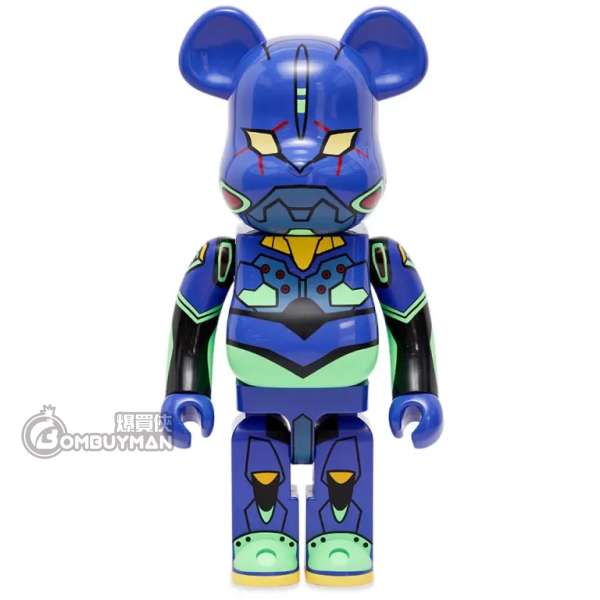 Be@rbrick Evangelion Eva-01 New Paint Version エヴァンゲリオン初号機 1000%