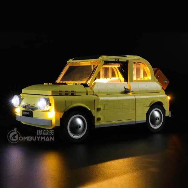 Lightailing LEGO 10271 Fiat 500 快意 (Creator Expert) 專用燈光組件 (不包含LEGO)