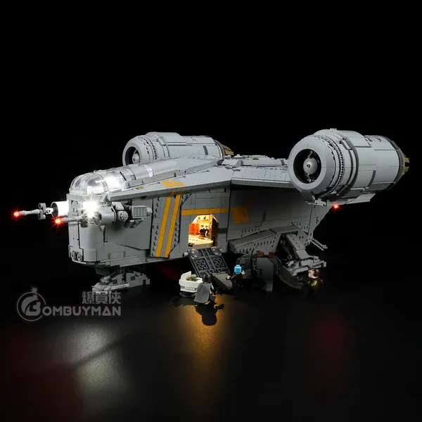 Lightailing LEGO 75331 The Razor Crest (Star Wars™星球大戰) 曼達洛人穿梭機 專用燈光組件 (不包含LEGO)