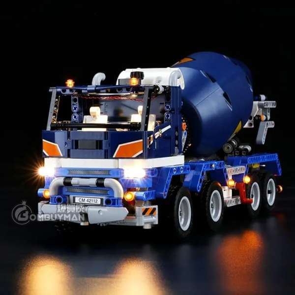 Briksmax LEGO 42112 Concrete Mixer Truck 專用燈光組件 (不包含LEGO)