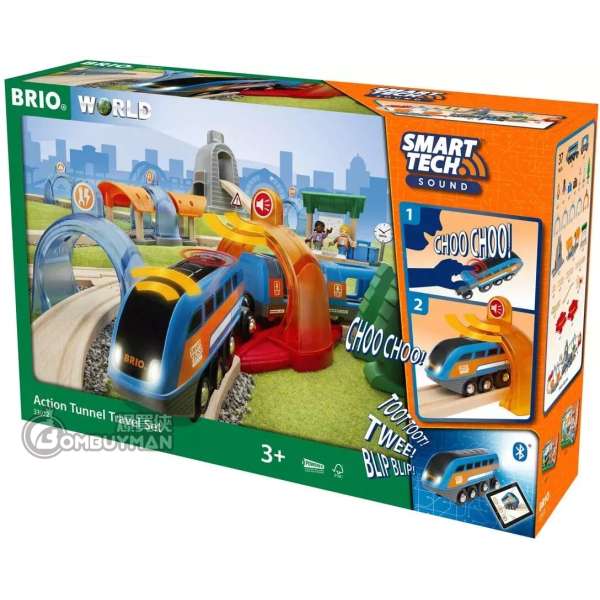 Brio 33972 Smart Tech Sound Action Tunnel Travel Set