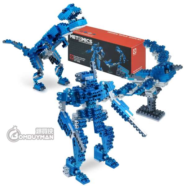 METOMICS 94000103 MECHA 3-IN-1 機甲 3 合 1 (天藍色)