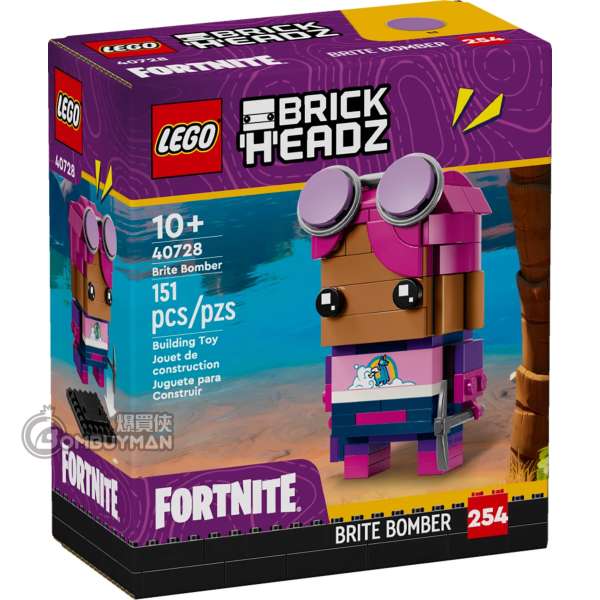 LEGO 40728 Brite Bomber (BrickHeadz)