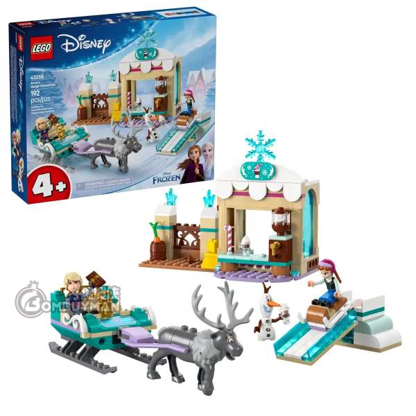 LEGO 43256 Anna's Sleigh Adventure (Frozen, Disney Princess)