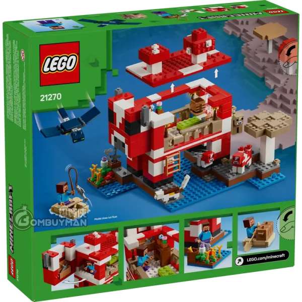 LEGO 21270 The Mooshroom House 蘑菇屋 (Minecraft™)