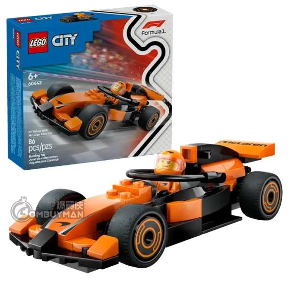 LEGO 60442 F1® Driver with McLaren Race Car (City)