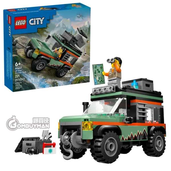 LEGO 60447 Off-Road 4x4 Mountain Truck 山地四驅越野車 (City)