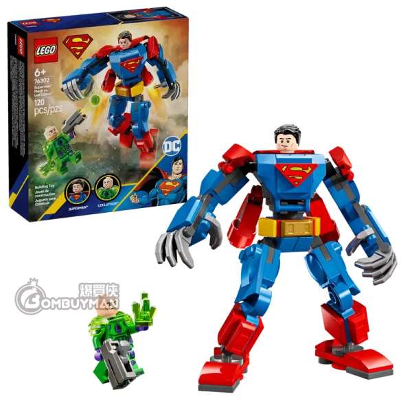 LEGO 76302 Superman™ Mech vs. Lex Luthor™超人™ 機甲大戰雷克斯路瑟™