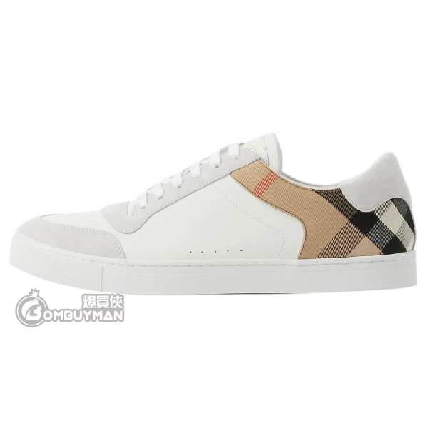 Burberry # 8024125 Leather Suede and House Check Sneakers EU40