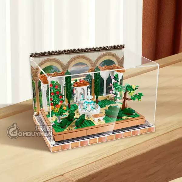 Light Your Bricks LEGO 10359 Fountain Garden 專用展示盒 (須自行組裝 不包含LEGO)