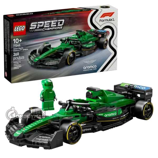 LEGO 77245 Aston Martin Aramco F1® AMR24 Race Car (Speed Champions)