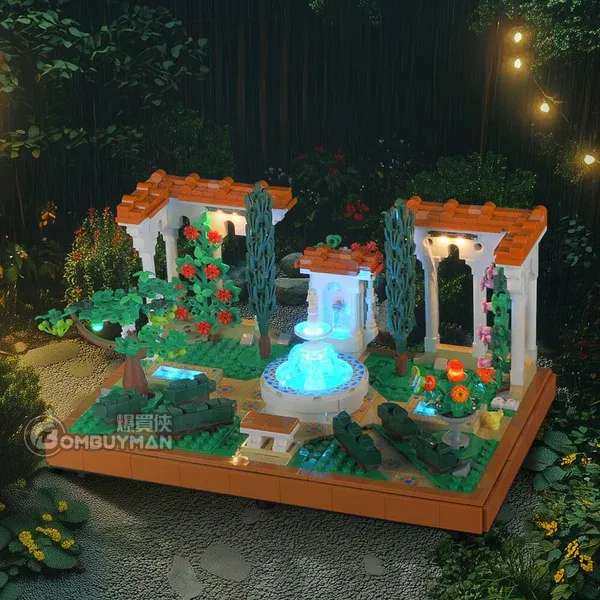 Lightailing LEGO 10359 Fountain Garden 專用燈光組件(不包含LEGO)