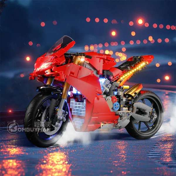 Lightailing LEGO 42202 Ducati Panigale V4 S Motorcycle 專用燈光組件(不包含LEGO)