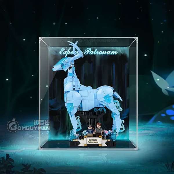 Light Your Bricks LEGO 76414 Expecto Patronum 系列專用展示盒 (須自行組裝 不包含LEGO)