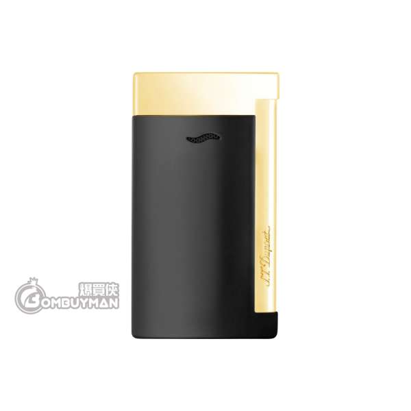 S.T. Dupont Slim 7系列黑色/金色飾面打火機 027708
