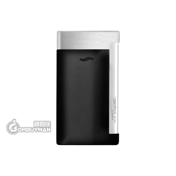 S.T. Dupont Slim 7系列 黑色霧面和拉絲鍍鉻飾面打火機 027710