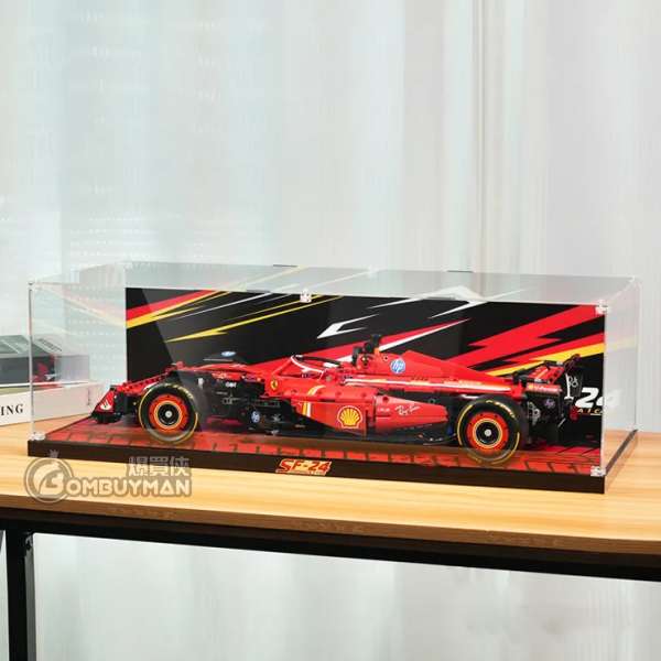 Light Your Bricks LEGO 42207 Ferrari SF-24 F1 Car 專用展示盒 (須自行組裝 不包含LEGO)