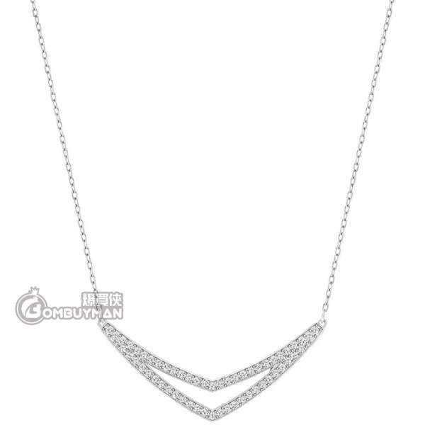Swarovski 施華洛世奇 Alpha 雙V項鍊 5197483