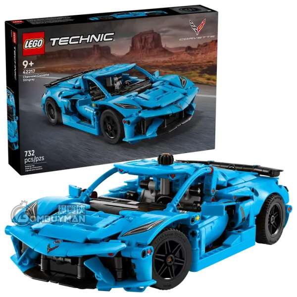 LEGO 42217 Chevrolet Corvette Stingray Blue (Technic)