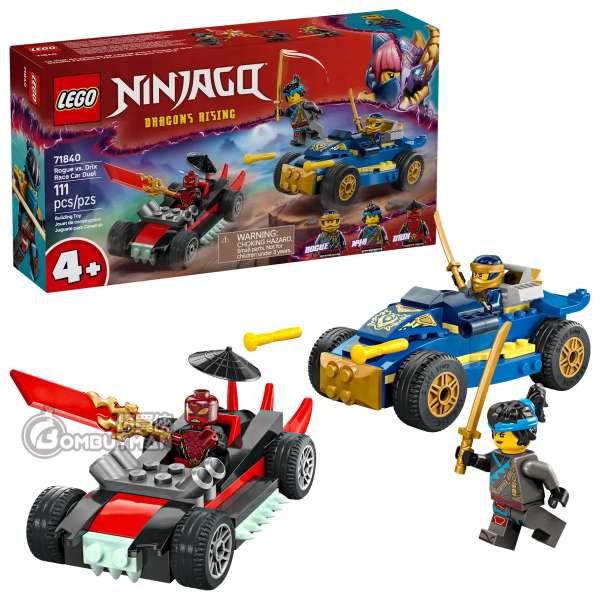LEGO 71840 Rogue vs. Drix Race Car Duel 羅格和錐克斯的賽車大對決 (Ninjago)