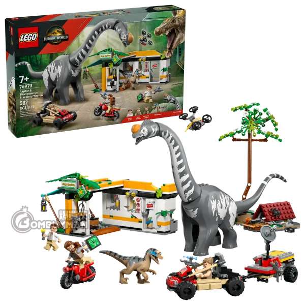 LEGO 76973 Raptor & Titanosaurus Tracking Mission 迅猛龍和泰坦巨龍追蹤任務 (Jurassic World)