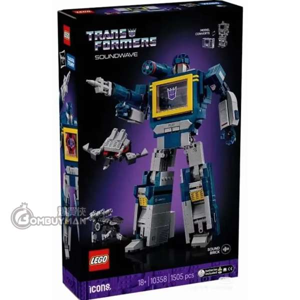 LEGO 10358 Transformers Soundwave (Icons, Transformers)