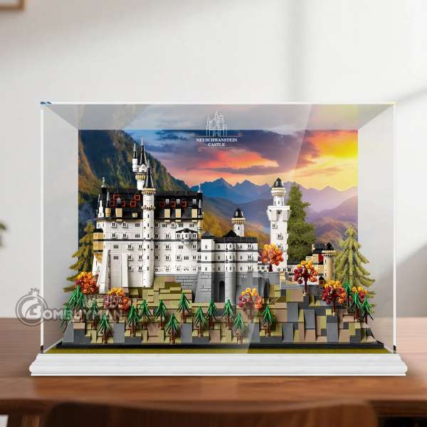 Light Your Bricks LEGO 21063 新天鵝堡 一體式專用展示盒 (不包含LEGO)