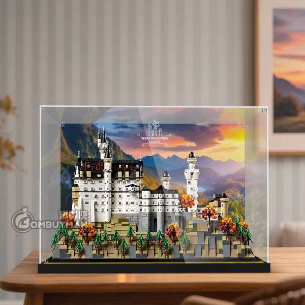 Light Your Bricks LEGO 21063 Neuschwanstein Castle 新天鵝堡 專用展示盒 (須自行組裝 不包含LEGO)