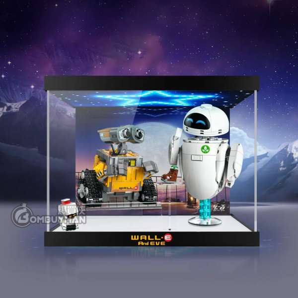 Light Your Bricks LEGO 43279 WALL-E and EVE 帶燈款一體式專用展示盒 (不包含LEGO)