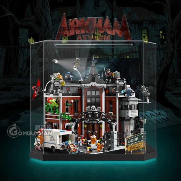 Light Your Bricks 76300 Arkham Asylum™ 阿卡漢精神病院™ 一體式專用燈光展示盒 (不包含LEGO)