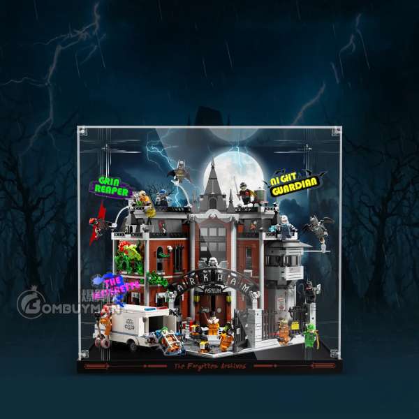 Light Your Bricks LEGO 76300 Arkham Asylum™ 阿卡漢精神病院™ 專用展示盒 (須自行組裝, 不包含LEGO)