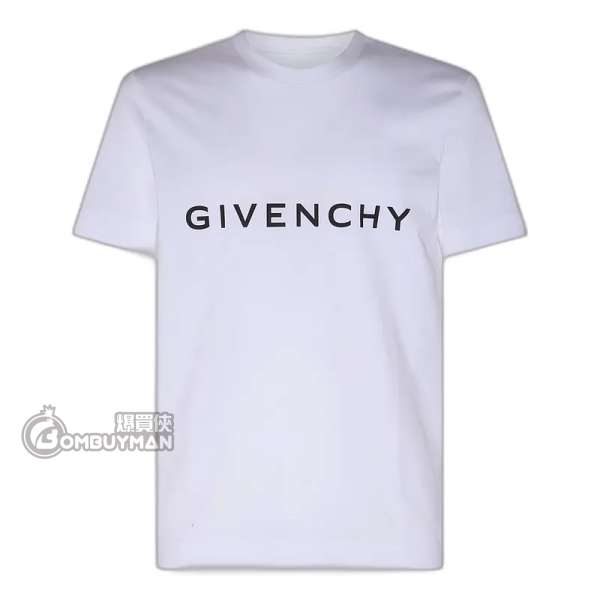 Givenchy #BM716G3YAC100 XS 修身T恤 男款 白色